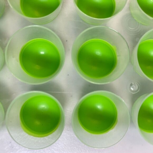 NWT Cook's Kitchen Green Ice Cube Tray 21 Small Dome Ice Cubes/Snack Pack of 2 - Picture 7 of 9